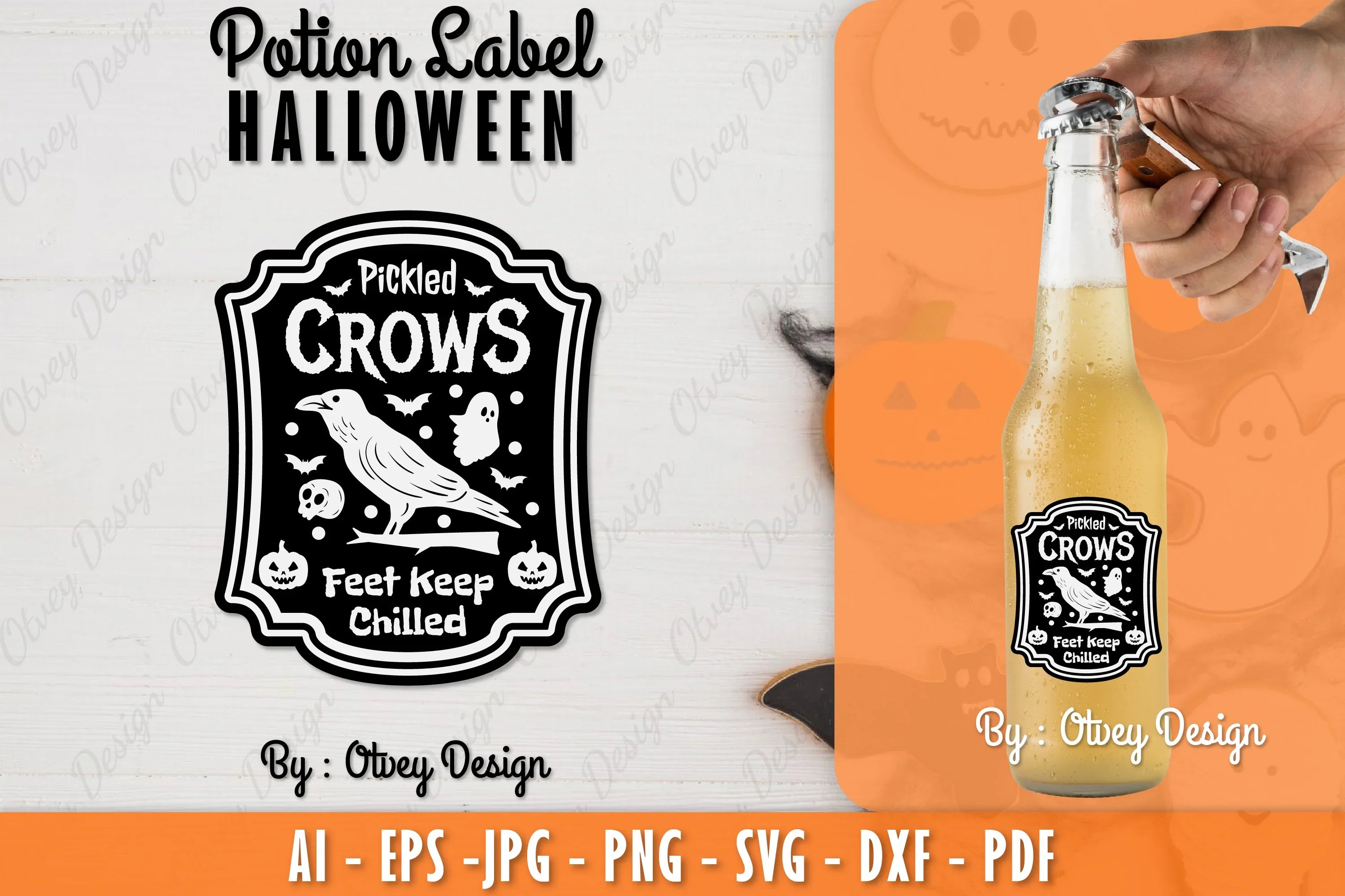 Halloween Potion Label SVG Bundle 38 - CraftNest - Digital Crafting and Art