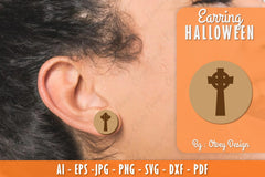 Halloween Earring Lasercut SVG Bundle 2 - CraftNest - Digital Crafting and Art