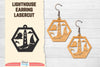 Lighthouse Earring Lasercut SVG Bundle