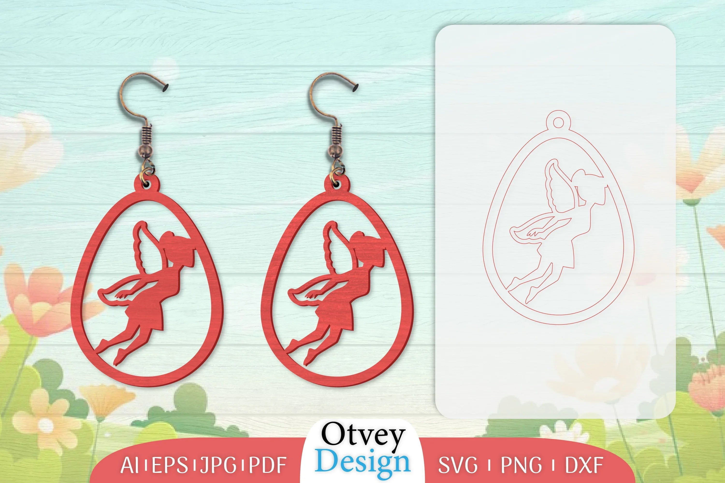 Fairy Earring Lasercut SVG Bundle 39 - CraftNest - Digital Crafting and Art