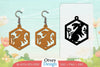 Earring Rabbit Lasercut SVG Bundle