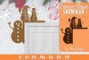 Snowman Door Corner Lasercut SVG Bundle