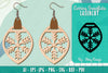 Snowflake Earring Lasercut SVG Bundle