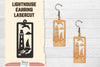 Lighthouse Earring Lasercut SVG Bundle