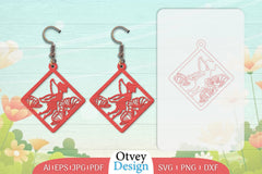 Fairy Earring Lasercut SVG Bundle 23 - CraftNest - Digital Crafting and Art