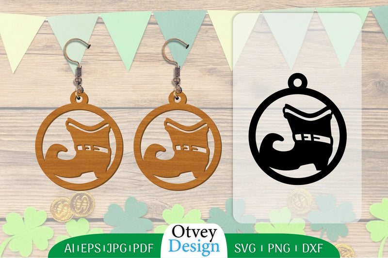 St Patrick's Day Earring Lasercut SVG Bundle 28 - CraftNest - Digital Crafting and Art