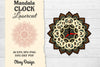 Clock Mandala Lasercut SVG Bundle
