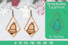 Christmas Earrings SVG Bundle 45 - CraftNest - Digital Crafting and Art