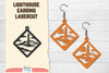 Lighthouse Earring Lasercut SVG Bundle