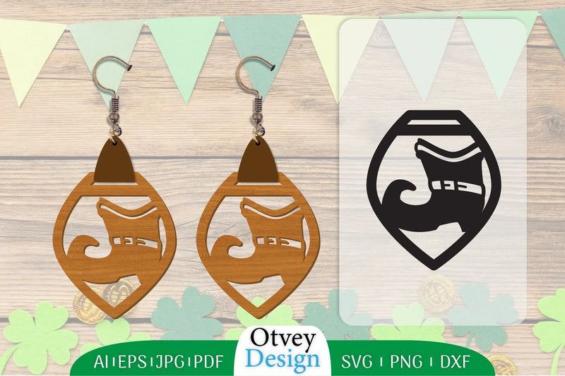 St Patrick's Day Earring Lasercut SVG Bundle 67 - CraftNest - Digital Crafting and Art