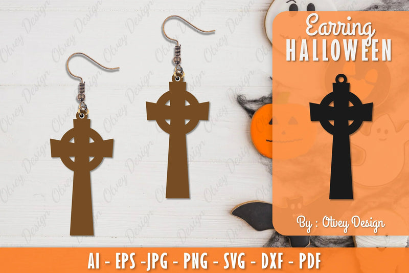 Earring Halloween Lasercut SVG Bundle 28 - CraftNest - Digital Crafting and Art