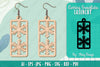 Snowflake Earring Lasercut SVG Bundle
