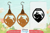 Earring Rabbit Lasercut SVG Bundle