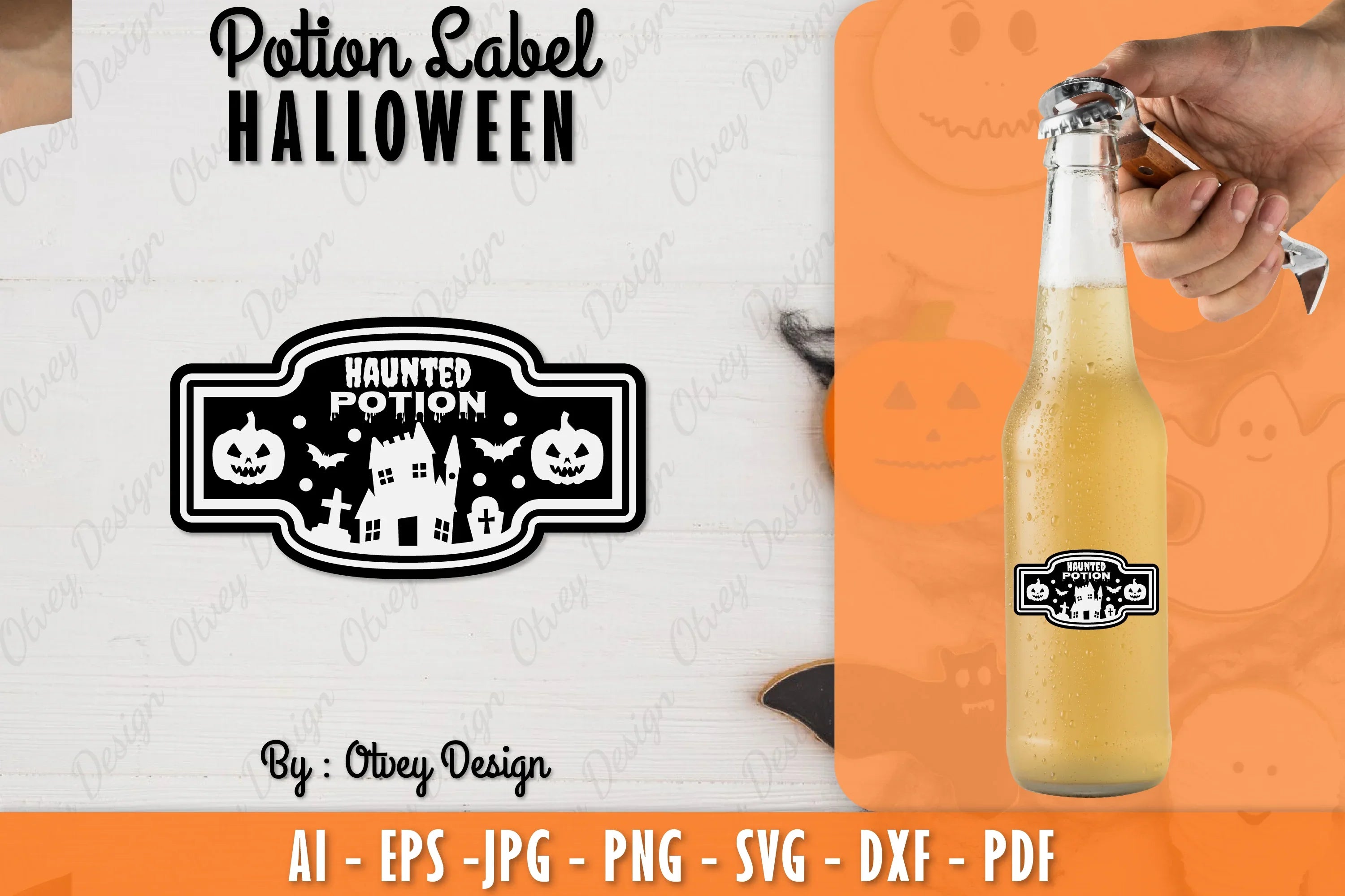Halloween Potion Label SVG Bundle 39 - CraftNest - Digital Crafting and Art