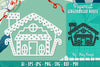 Gingerbread House Papercut SVG Bundle