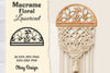 Macrame Frame Floral Lasercut SVG Bundle