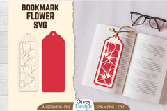 Bookmark Flower SVG Bundle 76 - CraftNest - Digital Crafting and Art