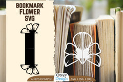 Cutout Flower Bookmark SVG Bundle 8 - CraftNest - Digital Crafting and Art
