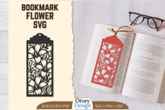 Bookmark Flower SVG Bundle 94 - CraftNest - Digital Crafting and Art