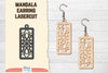 Earring Mandala Lasercut SVG Bundle