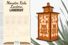 Monster Kids Lantern SVG Bundle - CraftNest - Digital Crafting and Art