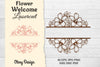 Flower Welcome Slip Lasercut SVG Bundle