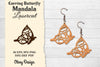 Earring Butterfly Mandala Lasercut SVG Bundle