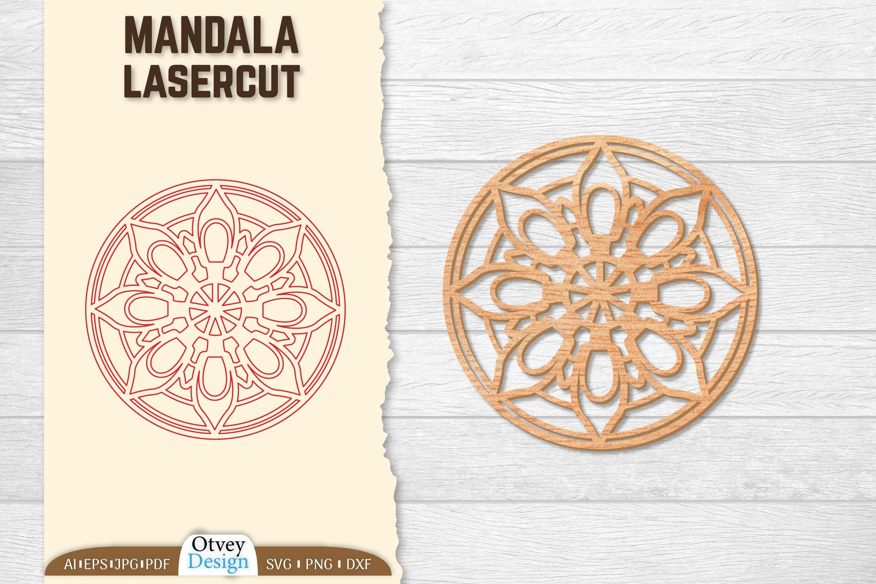 Mandala Lasercut SVG Bundle 8 - CraftNest - Digital Crafting and Art