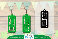 St Patrick's Day Earring Lasercut SVG Bundle 87 - CraftNest - Digital Crafting and Art
