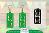 St Patrick's Day Earring Lasercut SVG Bundle