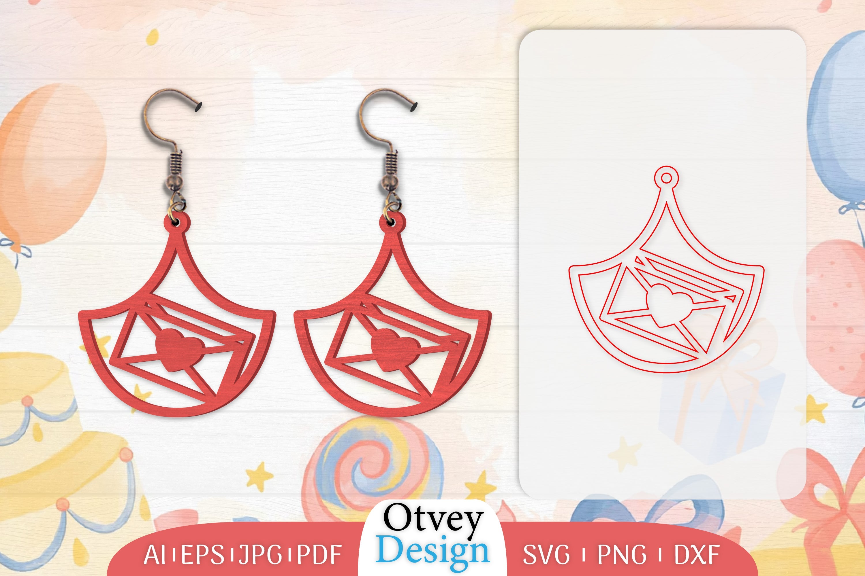 40th Birthday Earrings Lasercut SVG Bundle - CraftNest - Digital Crafting and Art