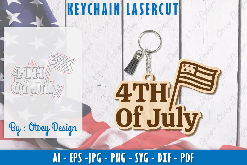 Patriotic Keychain SVG Bundle 17 - CraftNest - Digital Crafting and Art