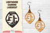 Lighthouse Earring Lasercut SVG Bundle