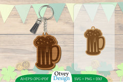 St Patrick's Day Keychain SVG Bundle 7 - CraftNest - Digital Crafting and Art