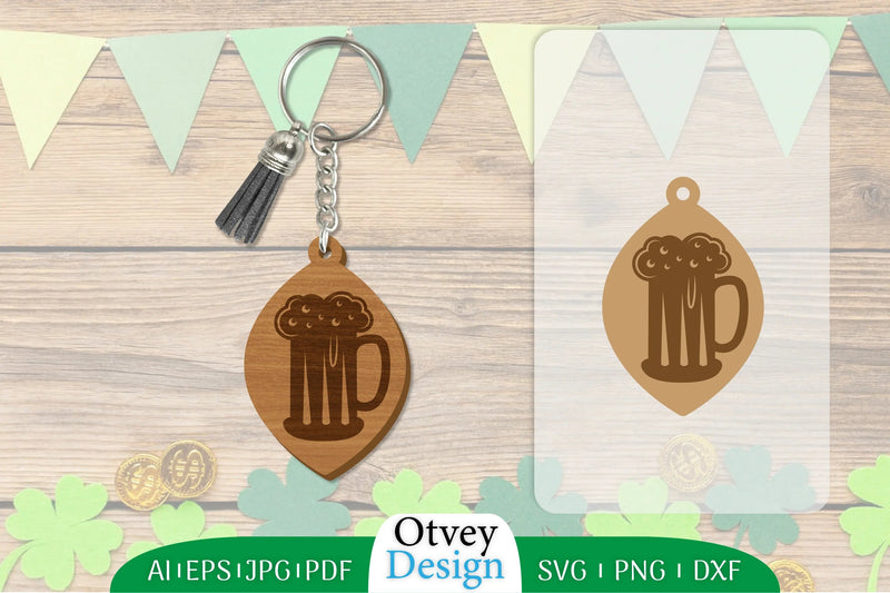 St Patrick's Day Keychain SVG Bundle 56 - CraftNest - Digital Crafting and Art