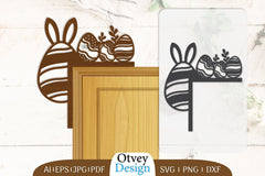 Door Corner Happy Easter Egg Lasercut SVG Bundle 8 - CraftNest - Digital Crafting and Art