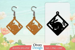 Earring Rabbit Lasercut SVG Bundle 26 - CraftNest - Digital Crafting and Art
