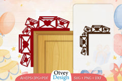 Door Corner Valentine Lasercut SVG Bundle 10 - CraftNest - Digital Crafting and Art