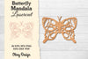 Butterfly Mandala Lasercut SVG Bundle