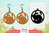 Earring Rabbit Lasercut SVG Bundle