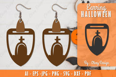 Earring Halloween Lasercut SVG Bundle 261 - CraftNest - Digital Crafting and Art