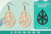 Snowflake Earring Lasercut SVG Bundle