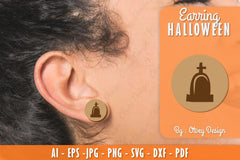 Earring Halloween Lasercut SVG Bundle 86 - CraftNest - Digital Crafting and Art