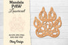 Paw Mandala Lasercut SVG Bundle