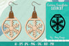 Snowflake Earring Lasercut SVG Bundle