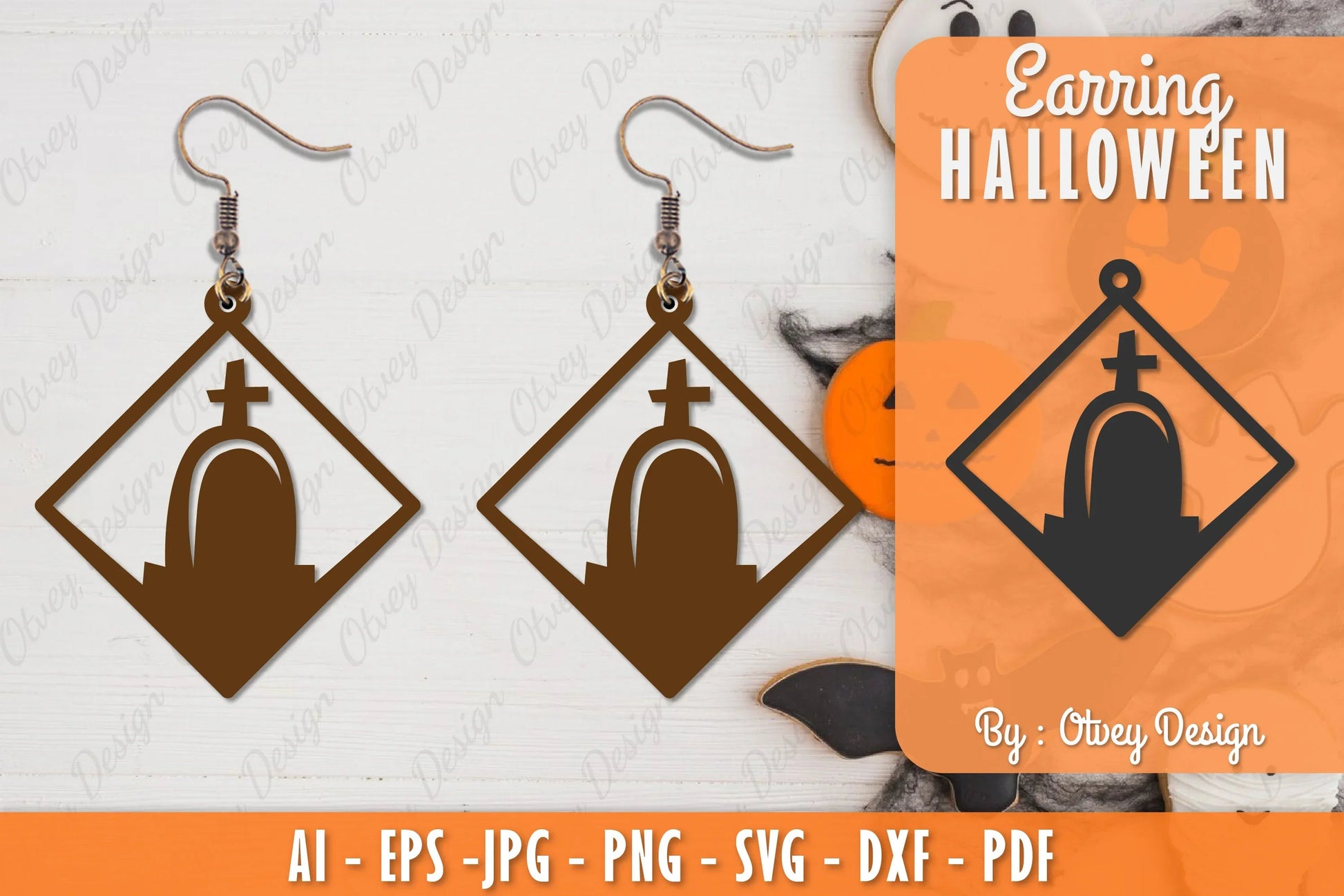 Earring Halloween Lasercut SVG Bundle 231 - CraftNest - Digital Crafting and Art