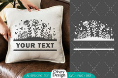 Easter Bunny Garden Scene SVG Bundle 16 - CraftNest - Digital Crafting and Art