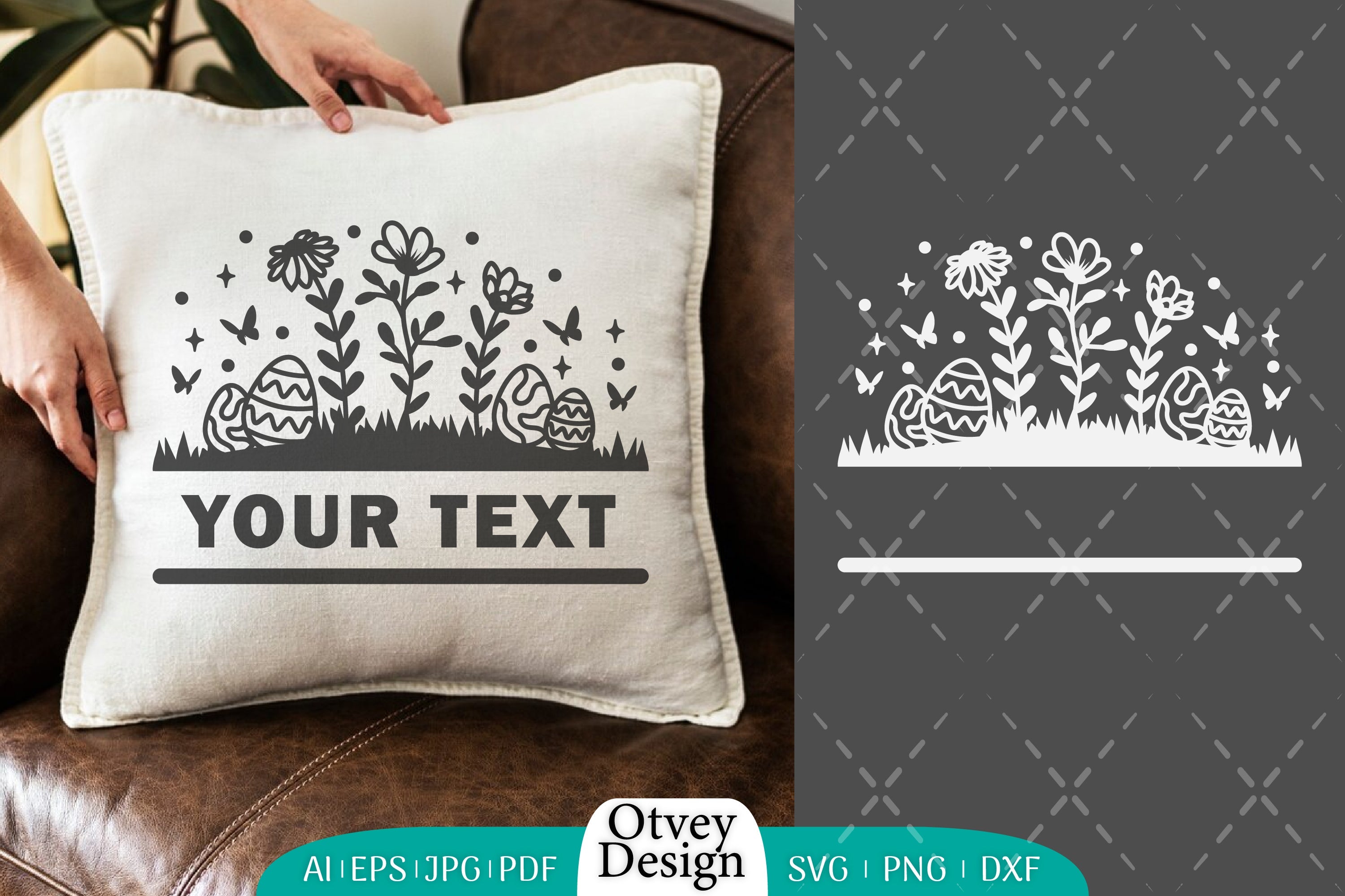 Easter Bunny Garden Scene SVG Bundle 16 - CraftNest - Digital Crafting and Art