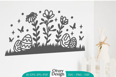 Easter Bunny Garden Scene SVG Bundle 8 - CraftNest - Digital Crafting and Art