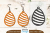 Happy Easter Egg Earring Lasercut SVG Bundle